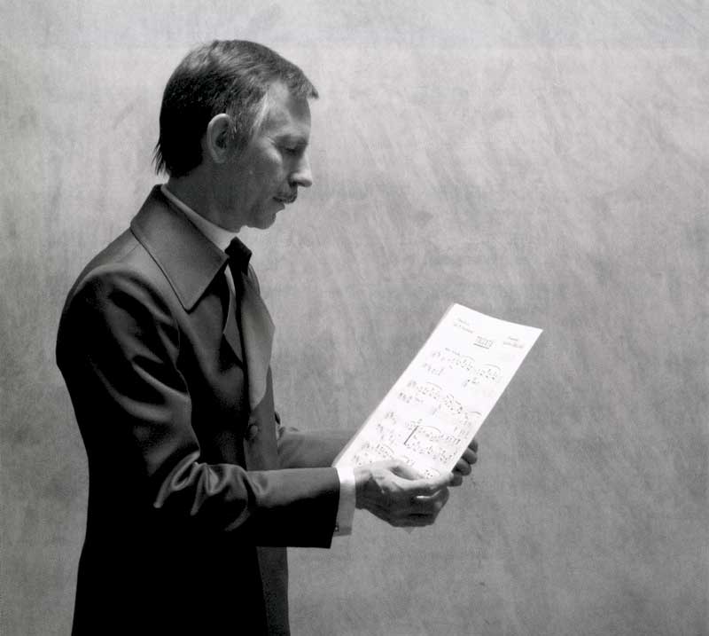 Paul Mauriat photo reading a score sheet
