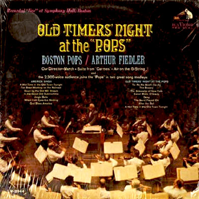 OLD TIMERS NIGHT AT THE POPS