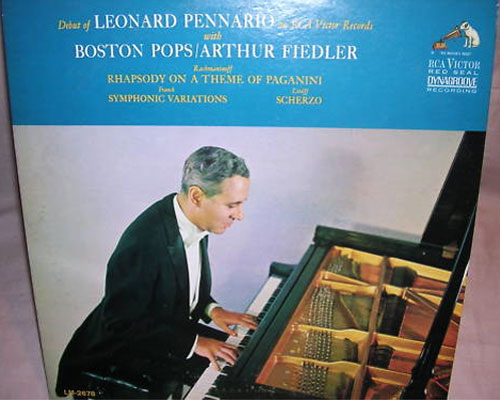 RACHMANINOFF: RHAPSODY ON A THEME OF PAGANINI - FRANCK: SYMPHONIC VARIATIONS