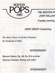USA 1980  Tour
