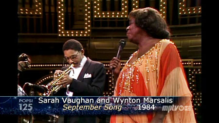 Pops 125: Sarah Vaughan and Wynton Marsalis