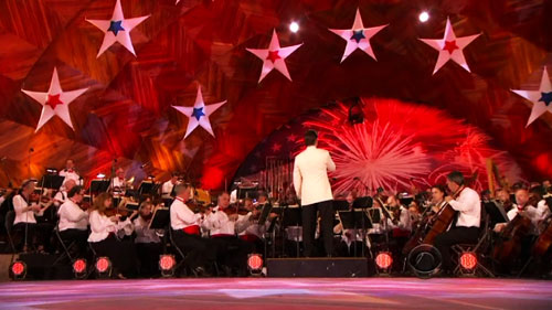 Keith Lockhart conducting the Boston Pops