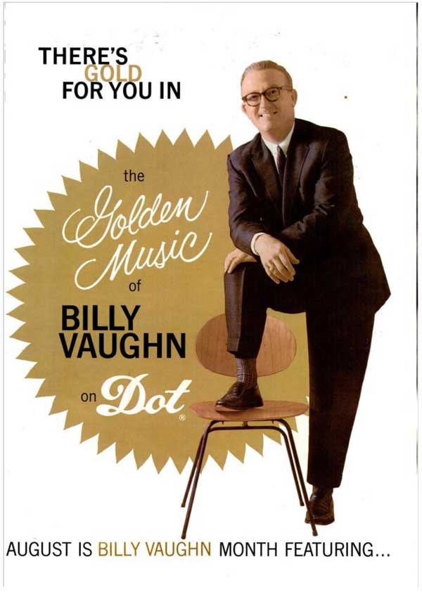 Billy Vaughn ad at Billboard Magazine