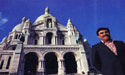 In front of The Sacre Coeur Basilica