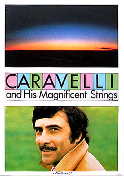Cover from Caravelli's Programme from Japan Tour 1976