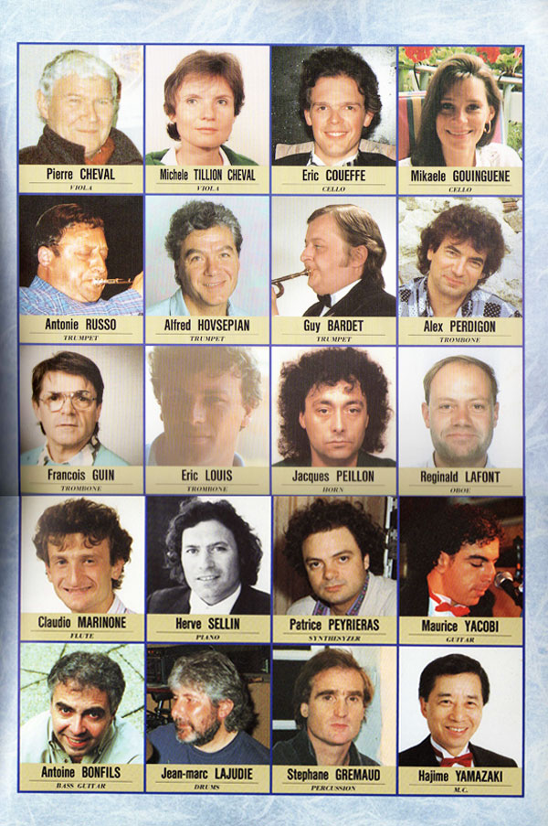 Photo of the Musicians from Japan Tour 1980