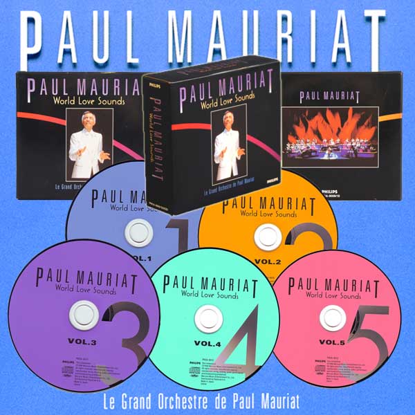 PAUL MAURIAT WORLD LOVE SOUNDS 5CD