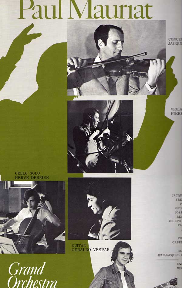 Photo of the Musicians from Japan Tour 1974