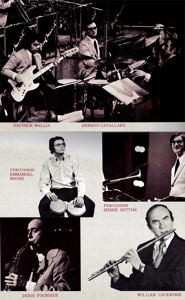 Photo of the Musicians from Japan Tour 1974