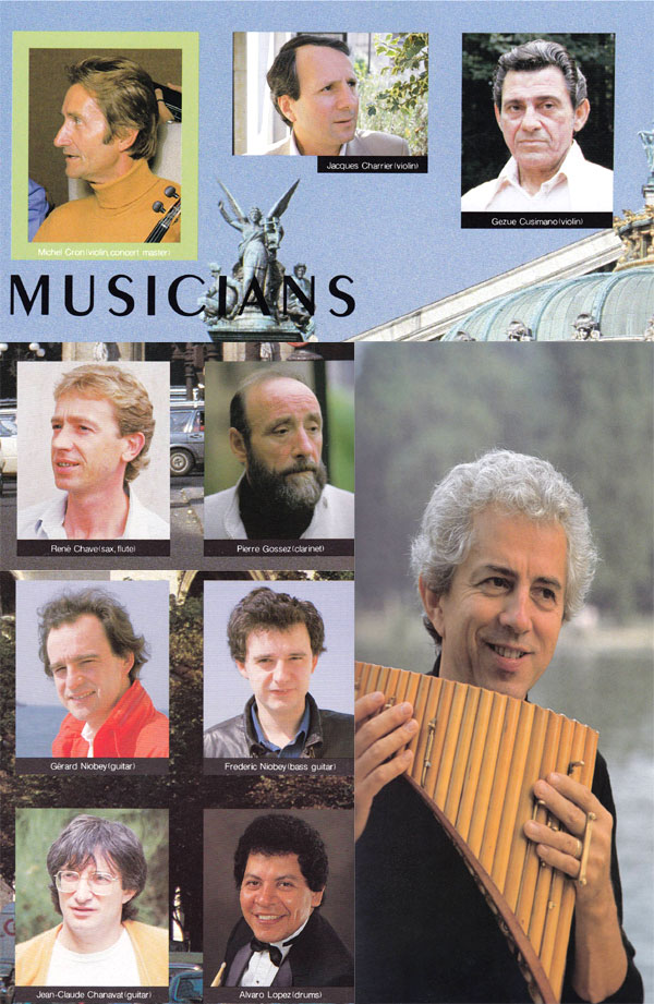 Photo of the Musicians from Japan Tour 1984