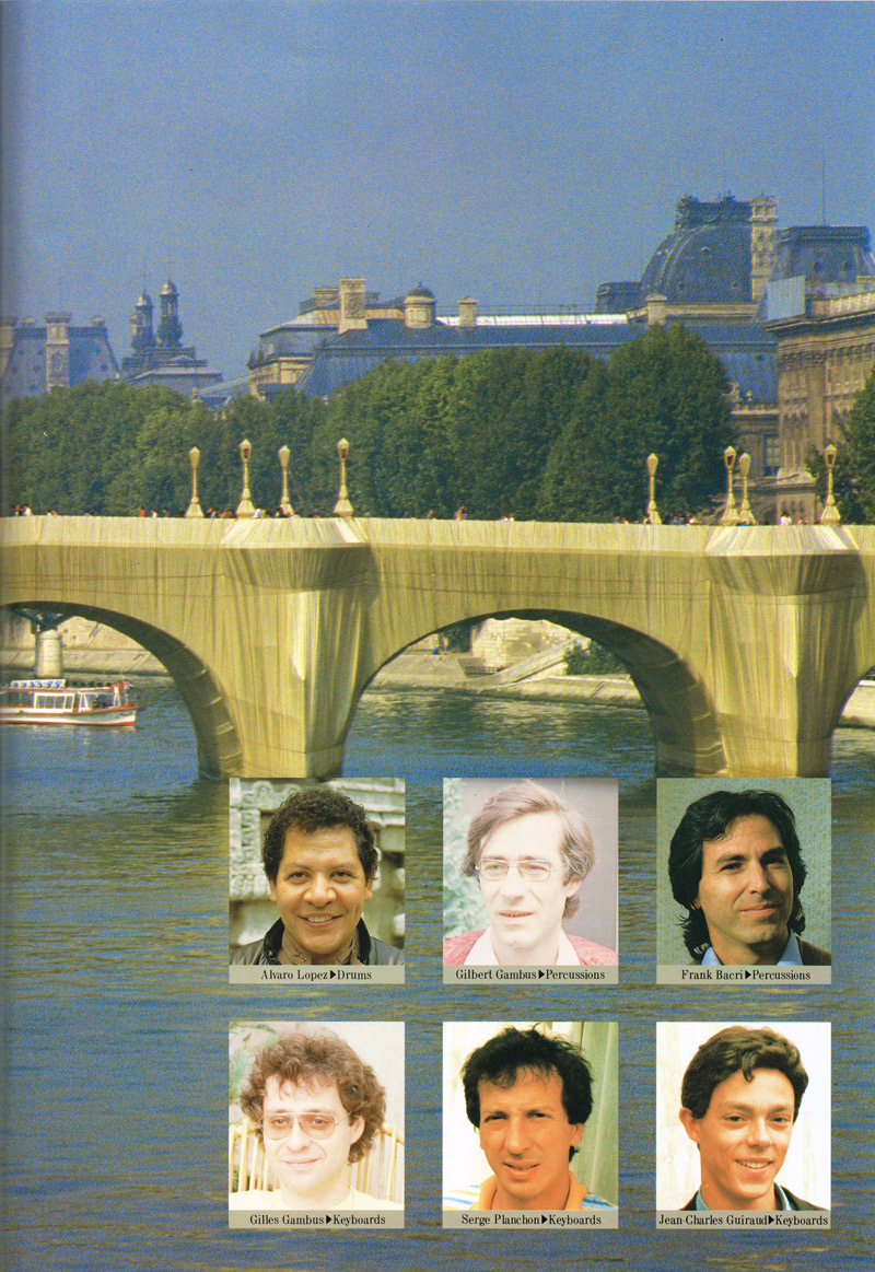 Photo of the Musicians from Japan Tour 1985