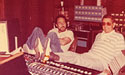 Claude-Michel Schönberg and Franck Pourcel at EMI recording studio in Mexico