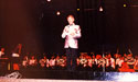 Pourcel live at a concert in Japan