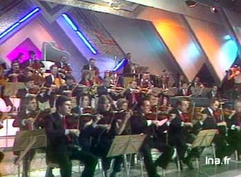 Franck Pourcel conducts at Champs Elysees TV