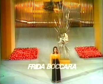 Frida Boccara singing at Eurovision 1969